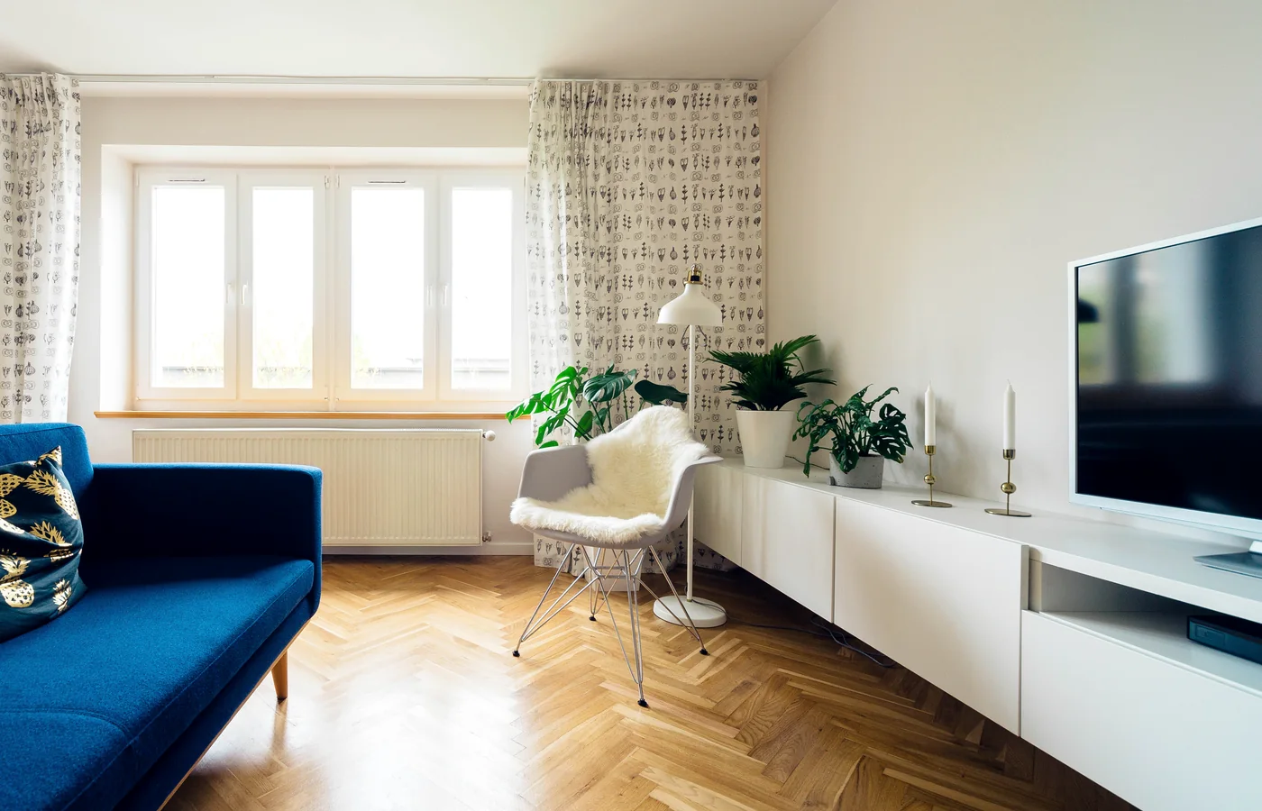 Smart TV in a living room